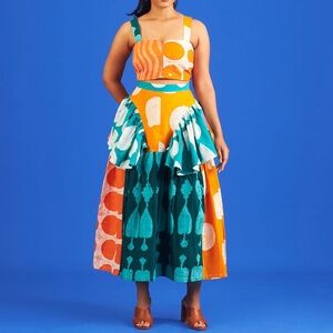 Colorful Patterned Women's Skirt